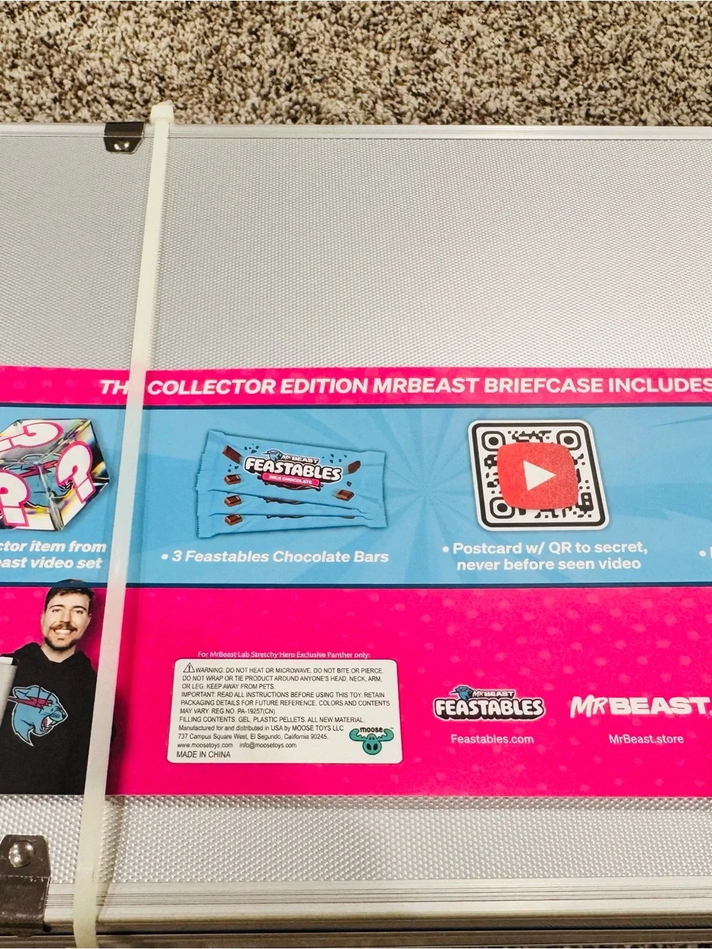 MrBeast Briefcase - limited edition- Halloween feastable theme, Briefcase
